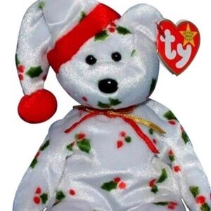 TY Beanie Baby “Jingle Beanies” Holiday Bear 1998